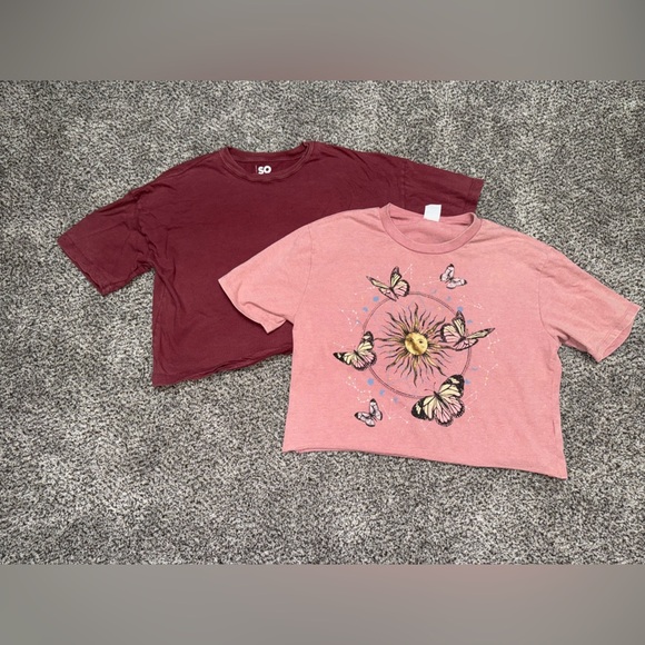 SO Tops - cropped tee shirt bundle